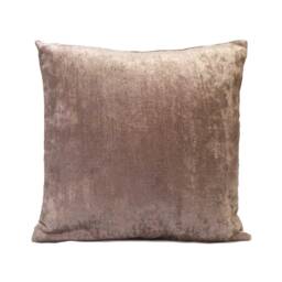 Light Smokey Tan Pillow, Throw Pillow Cover, Decorative Cushion Pillowcase, Accent Animal Print, Velvet - thumbnail 1