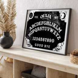 Ouija Board - Distressed Poster Alternative Decor, Dark Academia Print, Aesthetic Wall Art, Occult Vibes, Cool Edgy Home Decor - thumbnail 2
