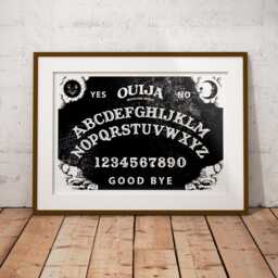 Ouija Board - Distressed Poster Alternative Decor, Dark Academia Print, Aesthetic Wall Art, Occult Vibes, Cool Edgy Home Decor - thumbnail 3