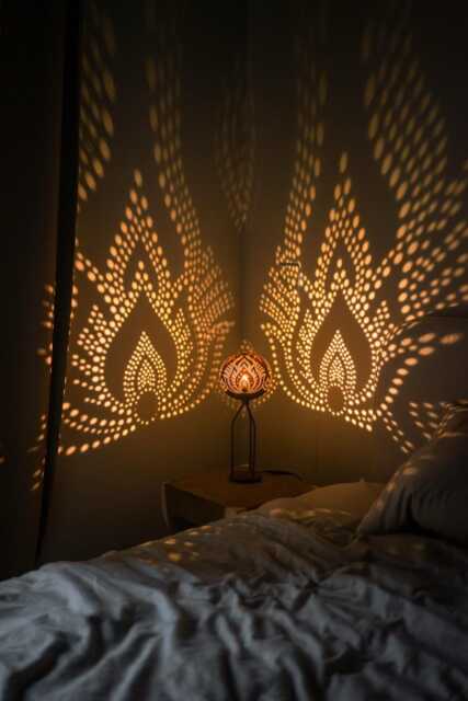 Gourd Table Lamp Moroccan Turkish Mosaic Desk Light - image 1