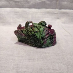 Ruby Ganesha, 490 Caret Zoisite Gemstone Ganesha, Hindu God Lord Figurine, Ganesh Idol, Spiritual Figurines - thumbnail 2