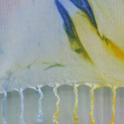 Batik Towel, Colorful Towel, Surfer Beach Towel, Turkish Towel, Dye Peshtemal, 38''x65 - thumbnail 3
