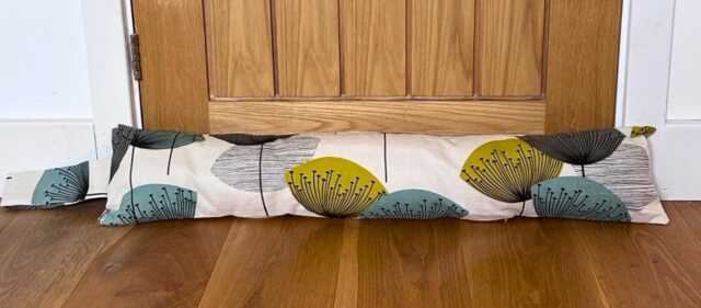Draught Excluder, Sanderson, Dandelion Clocks, Chaffinch, Door Stopper, Draft Window Draught Dodger - image 1