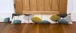 Draught Excluder, Sanderson, Dandelion Clocks, Chaffinch, Door Stopper, Draft Window Draught Dodger - thumbnail 1