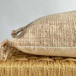 Brown Dot Block Print Mudcloth Hmong Pillow Case - thumbnail 3