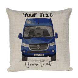 Personalised Camper Van Cushion Cover, Choice Of Colours By Inspired Creative Design - thumbnail 3