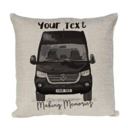 Personalised Camper Van Cushion Cover, Choice Of Colours By Inspired Creative Design - thumbnail 2