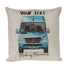 Personalised Camper Van Cushion Cover, Choice Of Colours By Inspired Creative Design - thumbnail 4