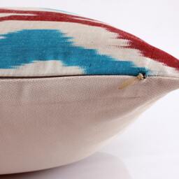 Ikat Pillow, Hand Woven Pillow Cover, Throw Pillows, Designer Decorative Accent Pillows - thumbnail 3