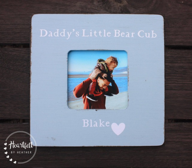 Personalized Daddy & Son Picture Frame - Father's Day Gift - image 1