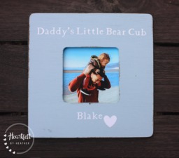 Personalized Daddy & Son Picture Frame - Father's Day Gift - thumbnail 1