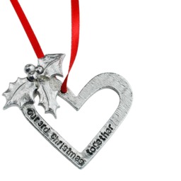 3rd Anniversary Christmas Tree Ornament - Reads Our Together - thumbnail 3