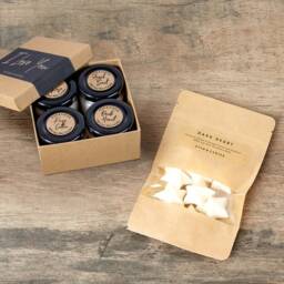 I Love You Gift Set. 4 Perfume Scented Soy Candle Set With 8 Wax Melts. Great Valentine's Day Gift For Wife Or Girlfriend - thumbnail 3