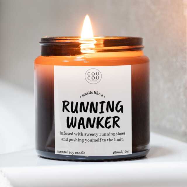 Running Wanker Candle, Funny Gifts For Him Or Her, Birthday Christmas Colleague - image 1