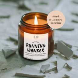 Running Wanker Candle, Funny Gifts For Him Or Her, Birthday Christmas Colleague - thumbnail 3