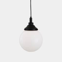 Pelagia Opal Globe Bathroom Pendant Light 8'' Ip44 - thumbnail 1