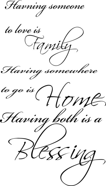 Family Home Blessing Printable Wall Art