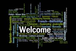 "Doormat ""Welcome, Welcome.."