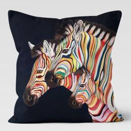 Zebra Cushion Cover/Black&white Print Case/Animal Home Decor/Zebra Decorative Pillow Case/Farmhouse Decor - thumbnail 2