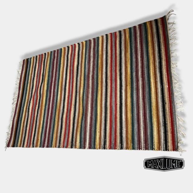 Hand Knotted Reversible Flat Weave Pure Wool Colourful Kilim Woollen Rug 3Ft X 5Ft - image 1