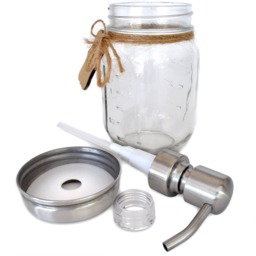 50 Packs Mason Jar Soap Dispenser-Rustproof 304 Stainless Steel Pump & Lid Diy No Jars - thumbnail 1