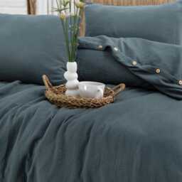 Luxury Muslin Duvet Cover 100% Cotton Gauze Bed Linen - thumbnail 2