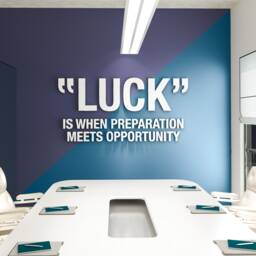 Luck, Office Wall Art, Design, 3D, Decor, Home Office, Decor - Skuluck