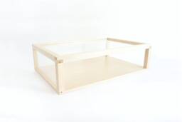 Wood Display Case Glass Or Acrylic Jewelry + Collectibles - thumbnail 1