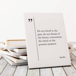 Buddha Quote Canvas Print Unique Gift Buddhism Motivational Art Wall Poster Inspirational - thumbnail 3