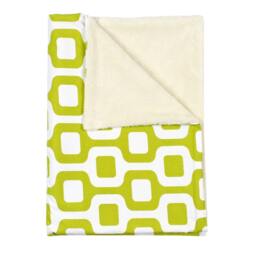 "Contemporary Lime Green Baby Stroller Blanket - 30""x40" - thumbnail 1