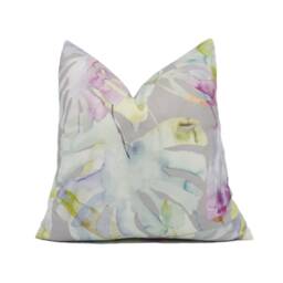 Voyage - Salvador Summer Watercolour Botanical Monstera Leaf Cushion Cover Handmade Throw Pillow Designer Home D??cor - thumbnail 1