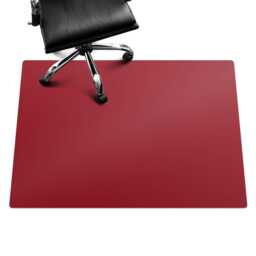 Color Burgundy Office Chair Floor Protector, Claret Desk Mat, Pattern Vinyl Gaming Mat - thumbnail 3