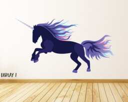Unicorn Wall Art Girls Nursery Decor Magical Animal Vinyl