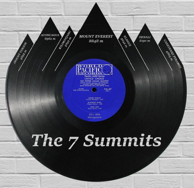 The 7 Summits - Laser Cut Carved Vinyl Record Art Music Gift For Occasions Like Birthday, Christmas, Weeding Cutout Wall - image 1