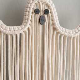 Halloween White Ghost, Ghost Decorations, Hanging Decor, Wall V20 - thumbnail 3