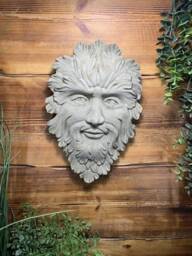 stone Garden Tree Man Green Wall Plaque Hanging Ornament