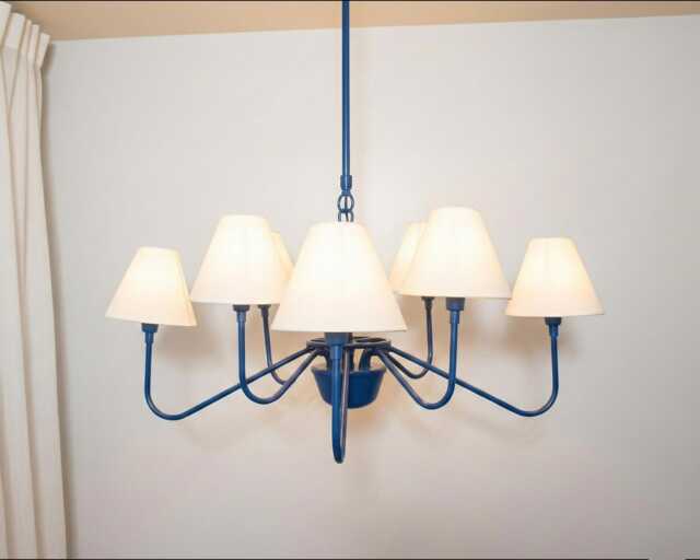 The Blue Chandelier Light Redefines Sophistication With Bold Contemporary Charm - image 1