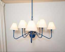 The Blue Chandelier Light Redefines Sophistication With Bold Contemporary Charm - thumbnail 1