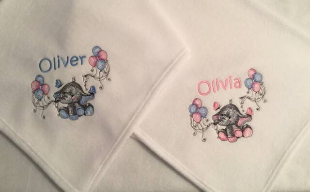 Personalised Baby Blanket, Shawl, Custom - image 1