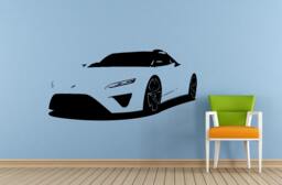 Sports Car Racing Concept Vehicle Wall Decal Vinyl Sticker Mural Room Decor L1526 - thumbnail 1