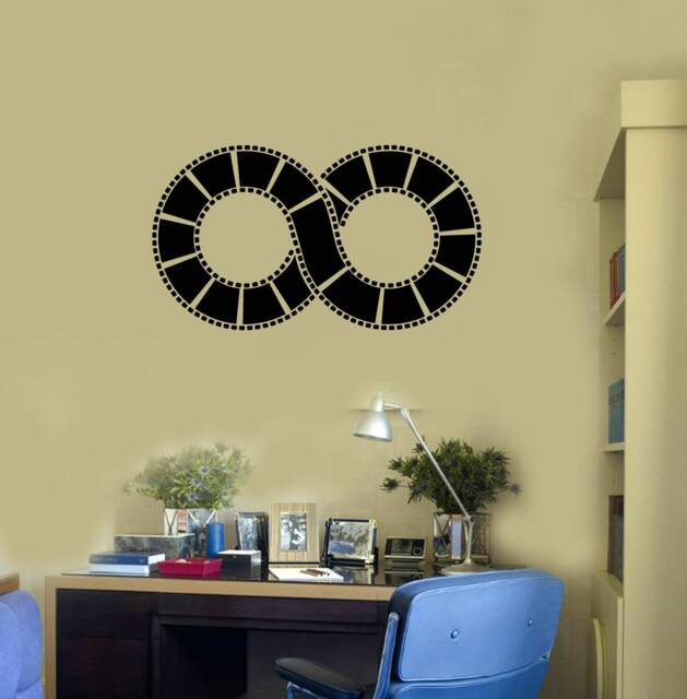 Filmstrip Vinyl Wall Decal Cinema Room Film Filming Home Art Stickers Mural - #2770Di - image 1