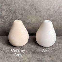 Concrete Pear Sculpture, Minimalist Cement Decor, Tabletop Art Figurine, Modern Decorative Fruit, Ornamental Pear, Japandi For Coffee Table - thumbnail 4
