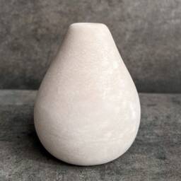 Concrete Pear Sculpture, Minimalist Cement Decor, Tabletop Art Figurine, Modern Decorative Fruit, Ornamental Pear, Japandi For Coffee Table - thumbnail 2