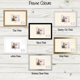 13Th Photo Frame Word Birthday Special Gift 7x5Sign-648D By Photos in A Word - thumbnail 2