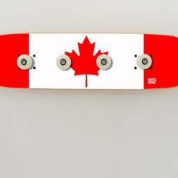Canada Flag Wall Art Skateboard Decoration & Furniture - thumbnail 3
