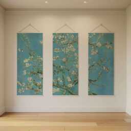 Van Gogh Almond Blossom Tapestry - Wall Hanging Unique Art - thumbnail 3