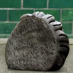 Concrete Abstract Face Sculpture Handmade Statue Stone Garden Figurine Outdoor Modern Ornament Cement Art Lover Gift - thumbnail 4