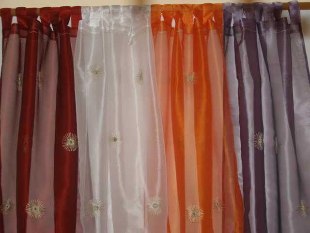"Curtain Panels Sheer 42""84" - image 1