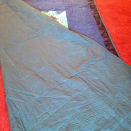 Modern Patchwork Blue & Turquoise Diamond Throw Quilt, Home Decor Quilt 50 X 60 Inch, Housewarming Christmas Wedding Gift Ideas - thumbnail 4