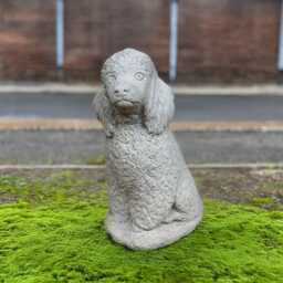 Unique Poodle Sculpture Stone Dog Figurine Concrete Pet Statue Outdoor Memorial Ornament Lover Gift Garden & Home Decor Yard Art - thumbnail 3